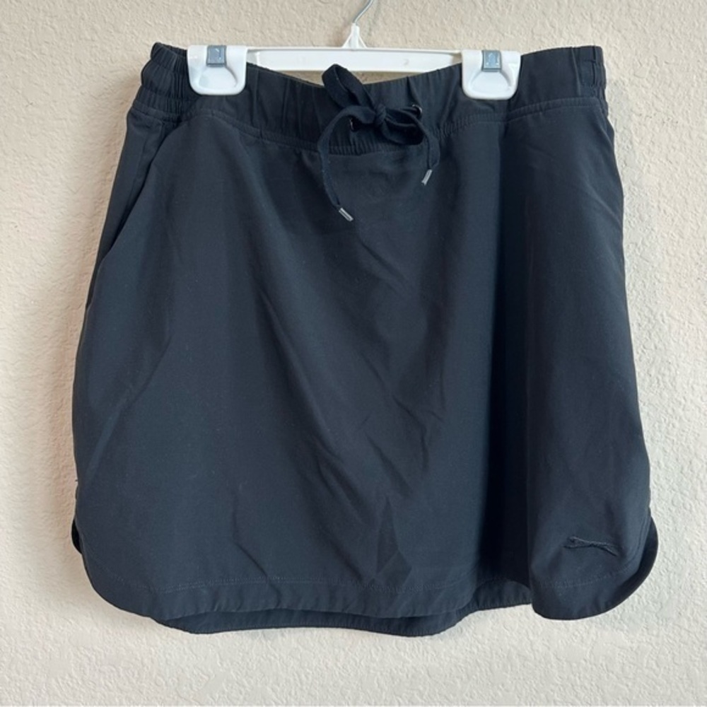 Slazenger Skort Golf Black Skirt Drawstring Waist Classic Preppy Athletic